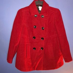 Red maternity coat by Motherhood. Size small.